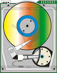 Hard drive - vector clipart