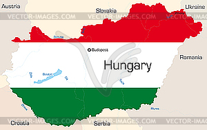 Hungary  - vector clipart