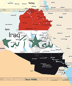 Iraq  - vector clipart