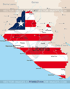 Liberia  - vector clipart