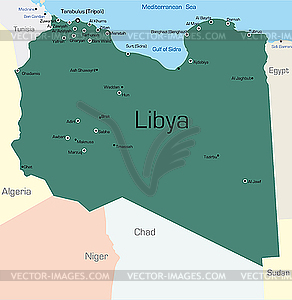 Libya  - vector clip art