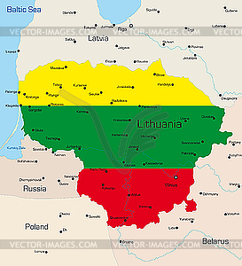 Lithuania  - vector clipart / vector image