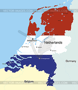 Netherlands  - vector clip art