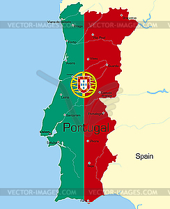 Португалия - стоковый клипарт