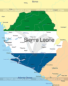 Sierra Leone - vector clipart