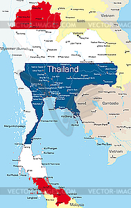 Thailand  - vector image