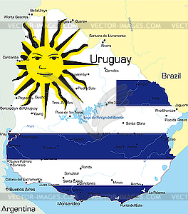 Uruguay  - vector image