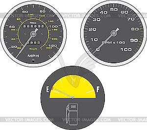 Speedometer  - color vector clipart