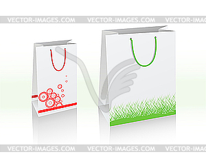 Shopping bags - vector image