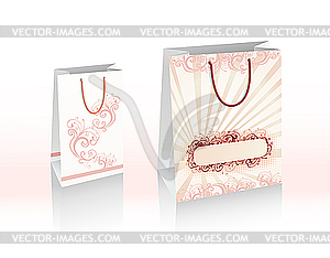 Shopping bags - vector image