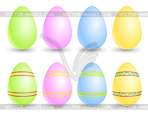 Set of eggs  - vector image