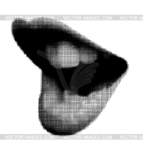 Sexy lips - vector clipart