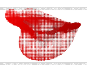 Sexy lips  - vector image