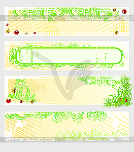 Set of spring banners  - vector clipart / vector image