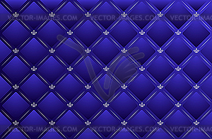 Blue leather background - vector clipart / vector image