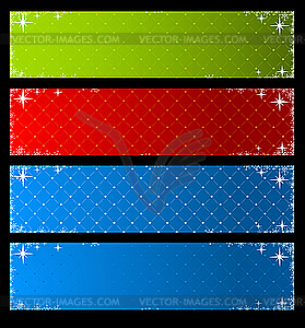 Set of banners - royalty-free vector clipart