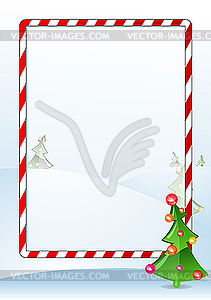 Christmas greeting card - vector image