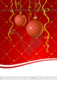 Greeting Christmas card - vector clipart