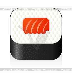 Sushi icon - vector clip art