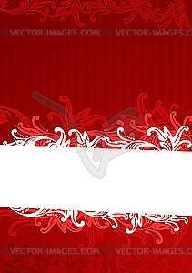 Red wallpaper  - vector clipart