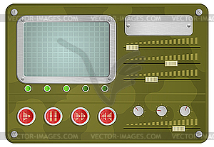 Military skin for player - vector clipart