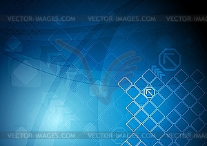Abstract hi-tech background - vector clip art