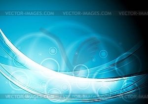 Colourful blue background - vector clipart