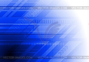 Blue hi-tech design - vector clip art
