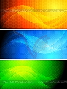 Bright banners - vector clip art