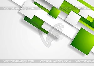 Geometric tech corporate background with squares - vector clipart