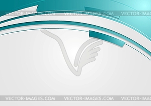 Abstract geometric wavy bright background - vector image