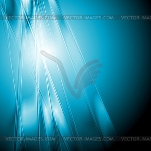 Abstract blue shiny elegant background - vector clip art