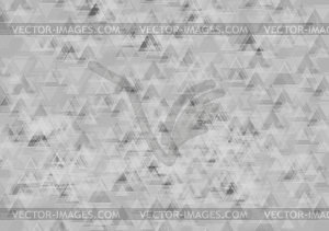 Abstract tech geometric background with triangles - vector image