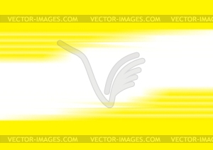 Yellow blurred stripes bright corporate background - vector clipart