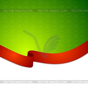 Red tape ribbon background - vector clipart