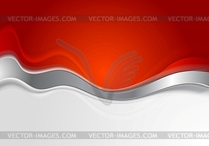 Bright background with metal wave - vector clipart