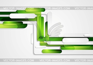 Abstract green geometric corporate tech background - vector clipart