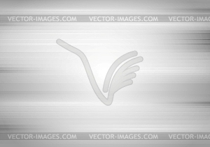 Abstract grey tech grunge stripes background - vector clipart