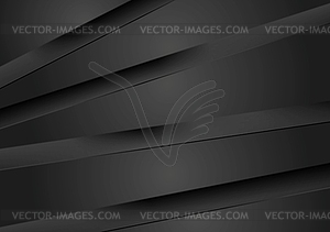 Abstract dark background with black stripes - vector clip art