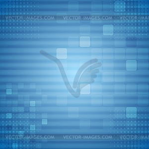 Bright blue technical background - vector clipart