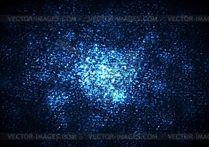 Dark blue shiny grunge background - stock vector clipart