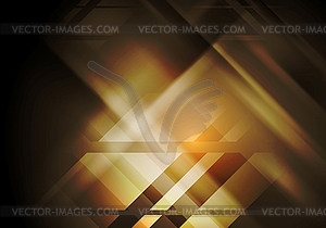 Dark hi-tech geometric abstract background - vector clip art