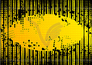 Yellow background - vector image