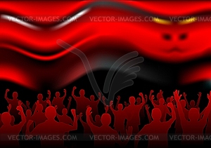 Devil party - vector clipart