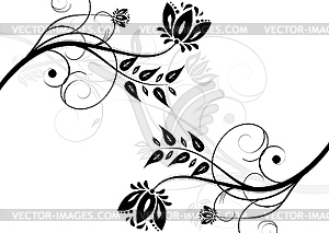 Floral elements - vector clip art