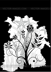 Floral design - vector image