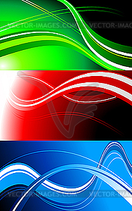 Set of colourful banners - vector image