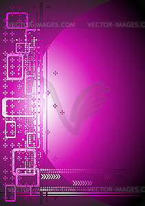 Bright abstract purple background - vector clip art