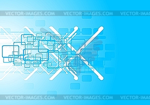 Blue background - vector clipart