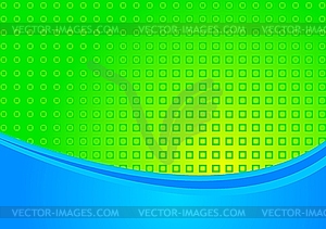 Яркий сине-зеленый фон - векторное изображение клипарта